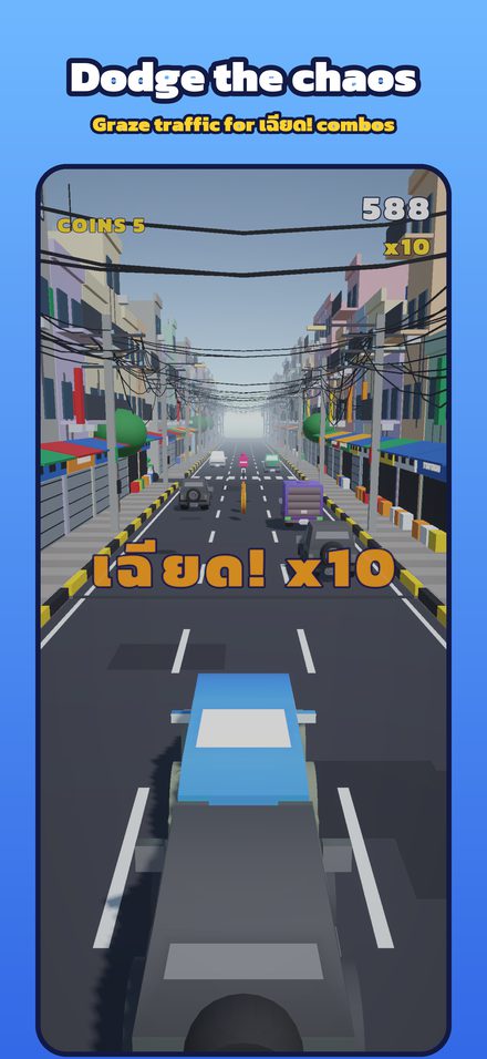 Thai Traffic Survival screenshot 1
