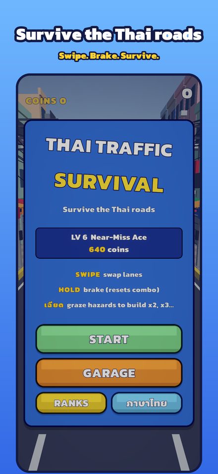 Thai Traffic Survival screenshot 5